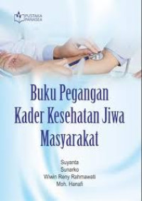 Image of Buku Pegangan Kader Kesehatan Jiwa Masyarakat