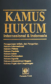 Image of Kamus Hukum Internasional & Indonesia