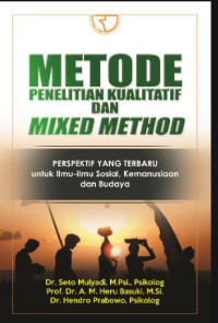 Image of Metode Penelitian Kualitatif Dan Mixed Method