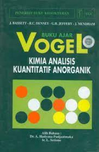 Image of Vogel Kimia Analisis Kuantitatif Anorganik
